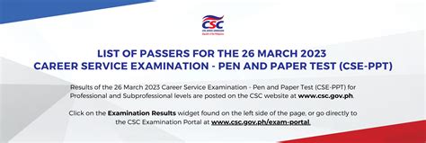 26 March 2023 CSE.